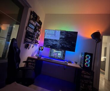 Got wild with my new apartment setup lol