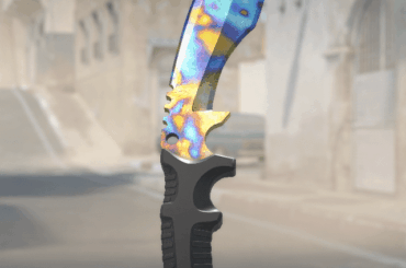 How much overpay? well worn kukri with 58% blue