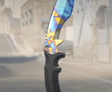 How much overpay? well worn kukri with 58% blue