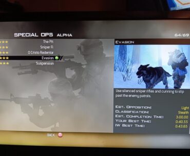 My Spec Ops times. [MW2]