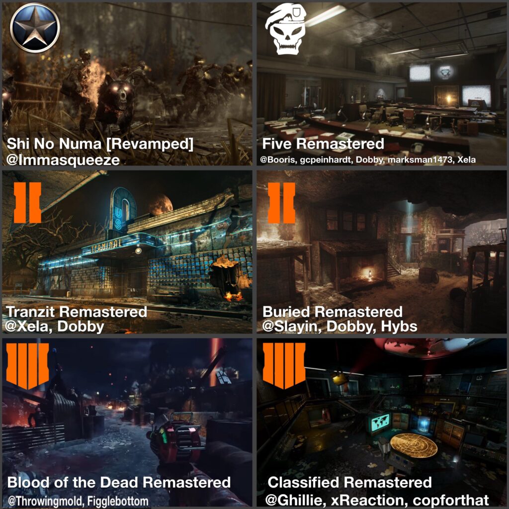 All of the remasters currently in development by the community