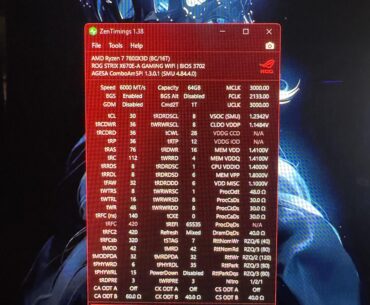 Updated my ram timings from my previous post. Let me know what I should change.