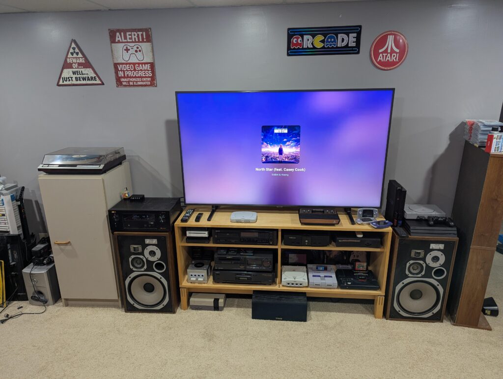 This is the best my entertainment stand has ever looked