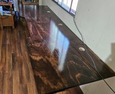 My Grandfather and I finished my new PC desk