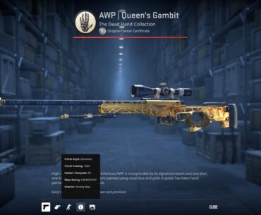 AWP Queens Gambit 0.0006 Float