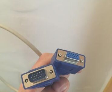 Today it finally happened. I used a cable from the box