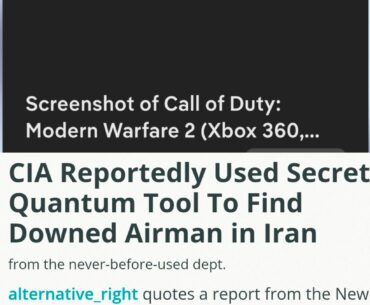Oh man, CoD predicated the future [COD2]