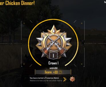 Where can I play Promotion Match? I cant find it and i am stuck at Crown 1