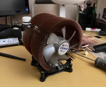 So I needed a better CPU cooler for my old, village PC, and I managed to get this monster.