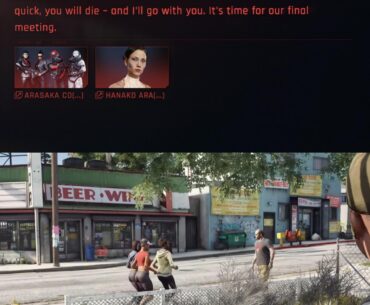 I will meet with her when I'm ready, ok? (Cyberpunk 2077)