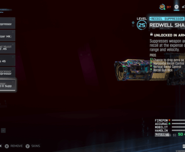 Redwell Shade-X Surpressor locked for both new VST & MK35 - Plus game keeps telling me I'm unlocking already unlocked stuff. My armory is empty.