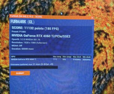 Who can get more score? On 4060ti 16gb
