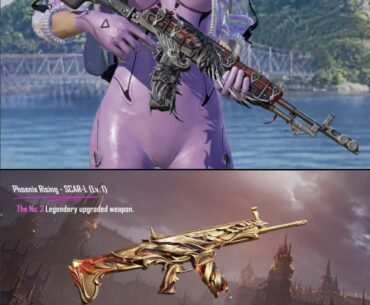 I got both the ACE32 and Scar-L from single 10uc spins😎