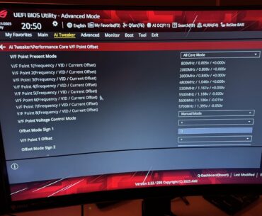 Core 9 Ultra 285K - Room for improvements on this V/F Curve?