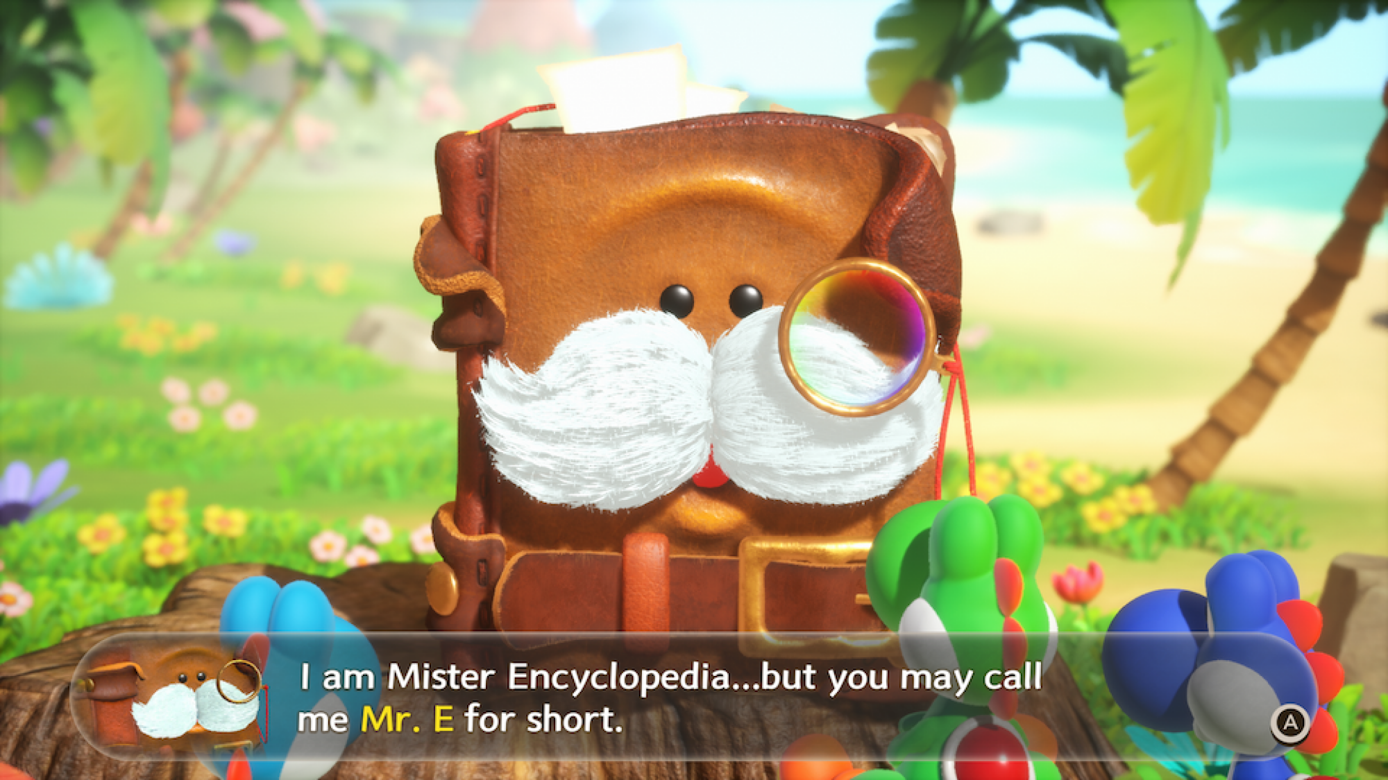 Mr. E in Yoshi and the Mysterious Book