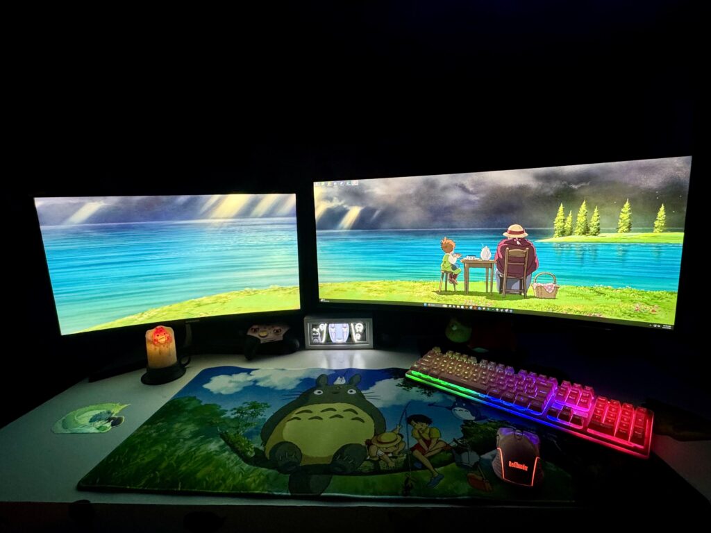 My Ghibli fangirl setup :)