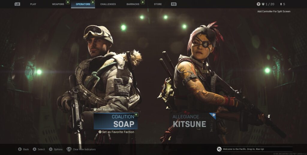 Which operators are you running?