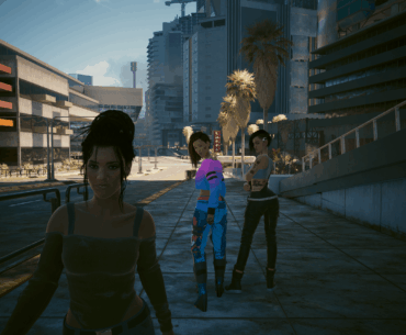 When you play as female V