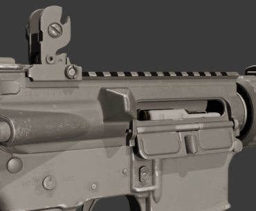 The M4A4's dust cover being up while shooting annoyed me so I flipped it down