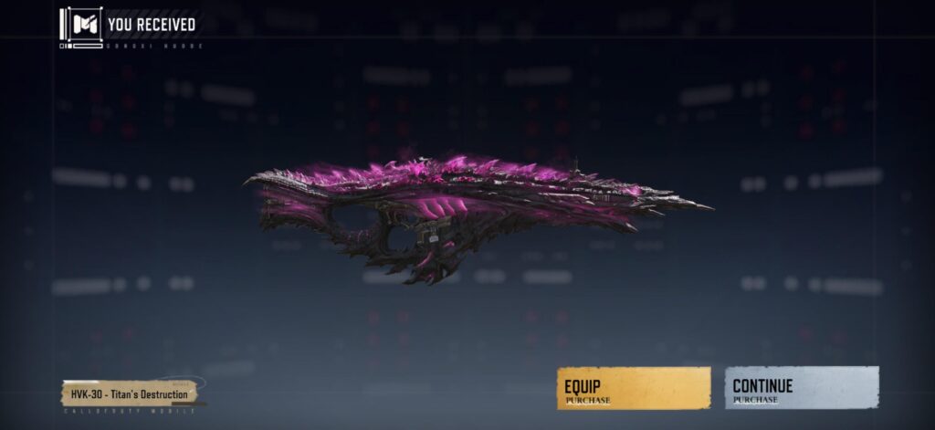 I got it