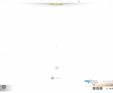 screen went white and stayed until the round was over
