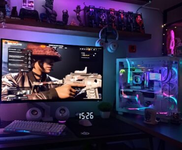 muku's colourful setup <3