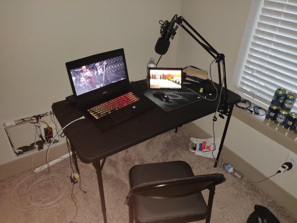 My mobile battlestation from 2020