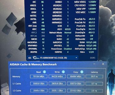 DDR5-6000 Stability Testing – ZenTimings Showing Different VSOC Than BIOS Setting