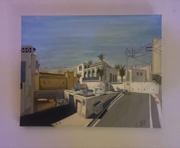 My grandmother painted this for my husband CS fan what do you think?