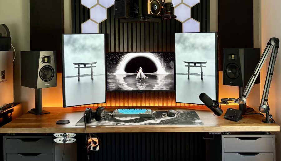My gaming/work setup