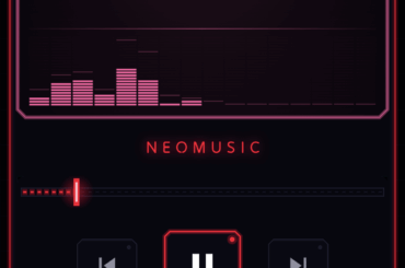 I made a Cyberpunk-themed music player