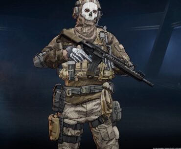 Potential first look at the the M4 that will be in [MW4] has been found in the [COD] app via a visual bug