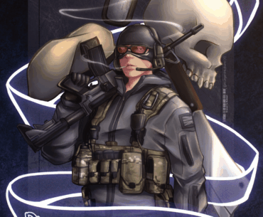 I drew the mw2019 version of Classic Ghost
