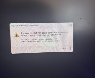 Why did this message appear when i try to change my resolution to 2560x1440