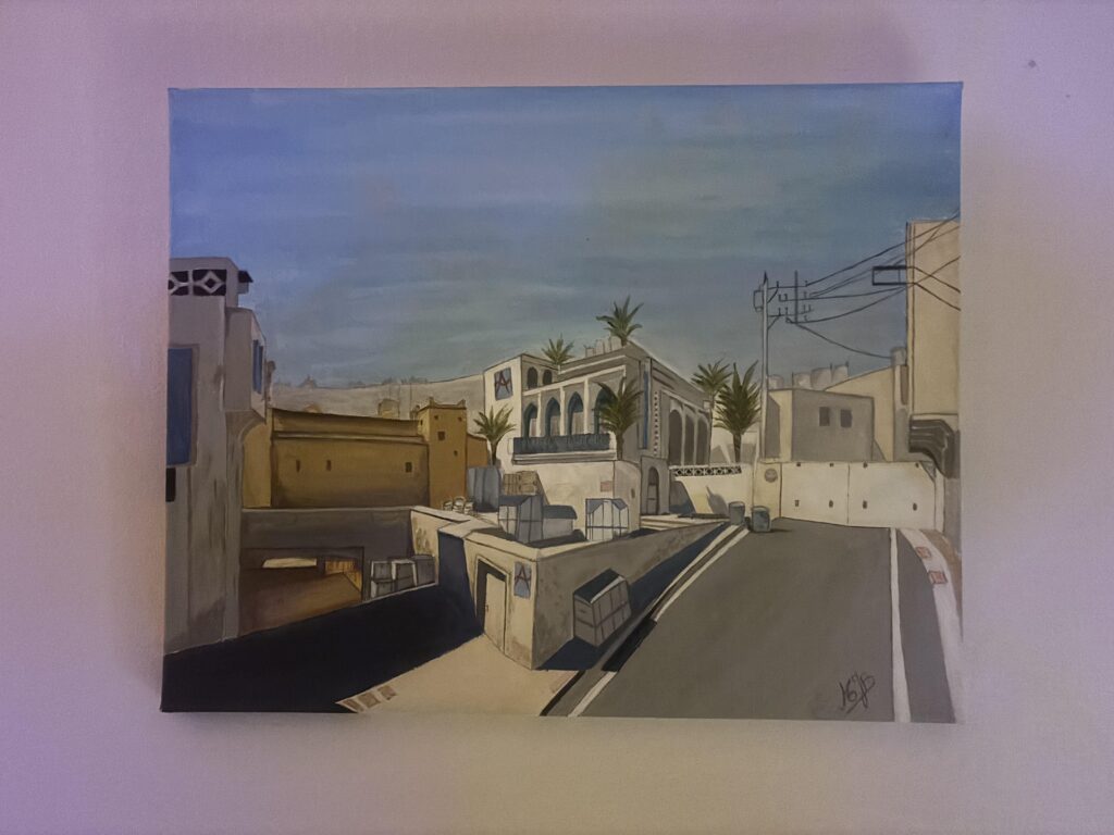 My grandmother painted this for my husband CS fan what do you think?