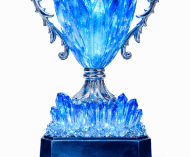 GLACIER INSPIRED TROPHY DESIGN