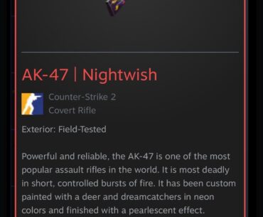 Pulled my first decent skin