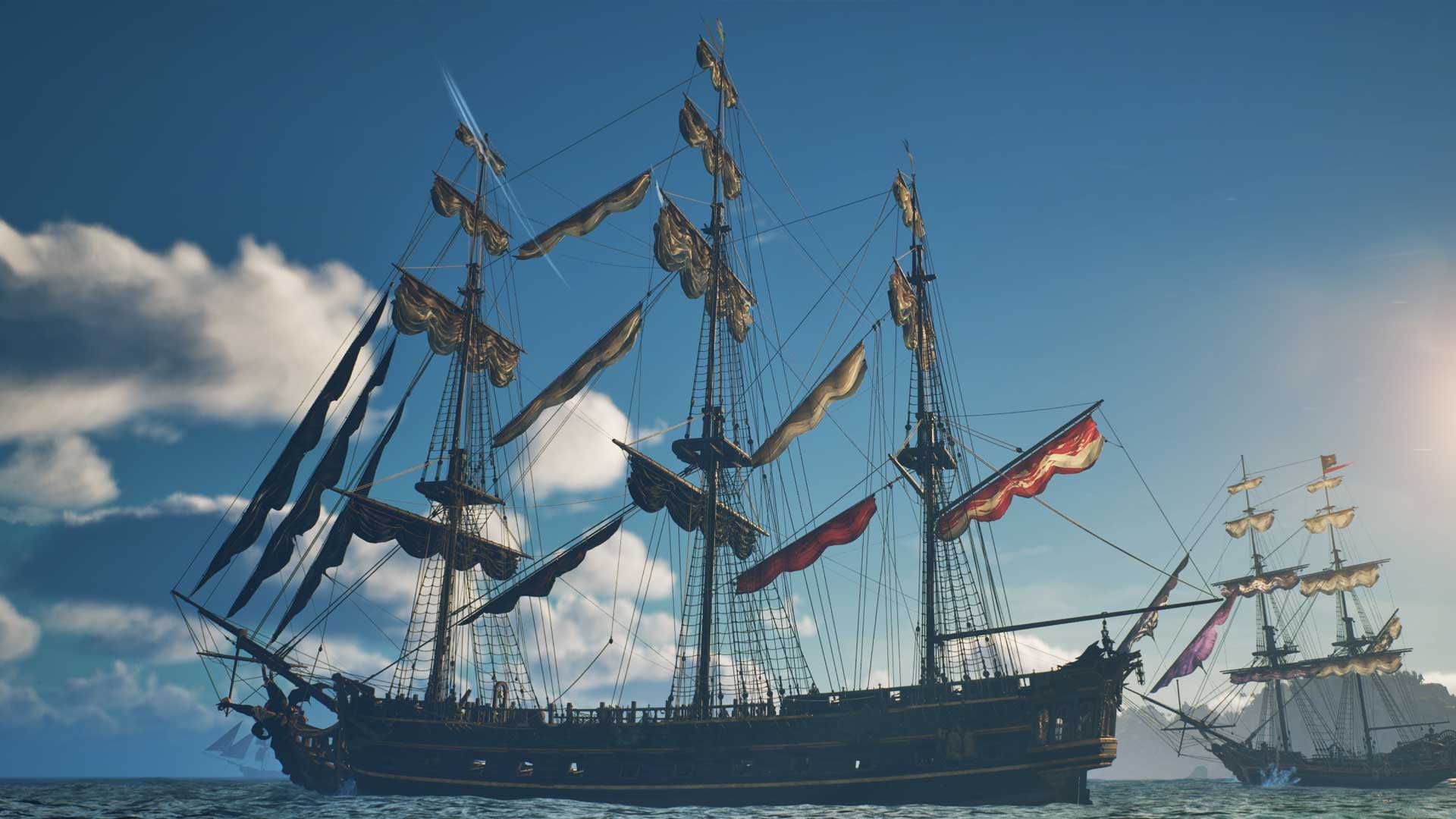 Windrose - The Blackbeard Frigate docked