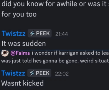 Twistzz coments on Karrigan leaving