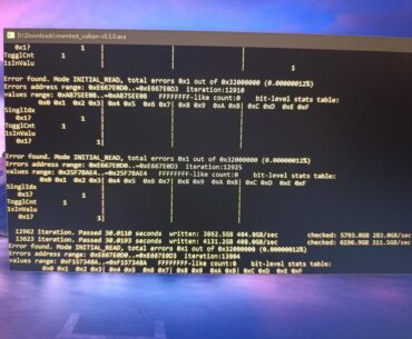 Memtest errors