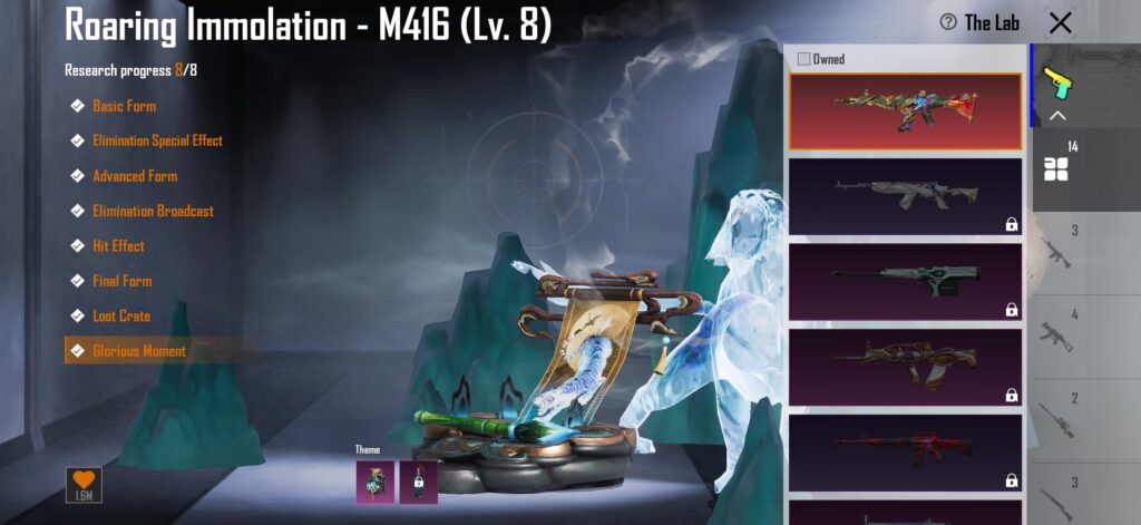 My First and Last Max M416 Skin.