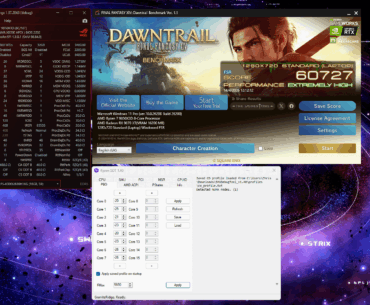 9850X3D DDR5 6800-2200 CL26 @ 1.275Vsoc FF Bench 9070XT