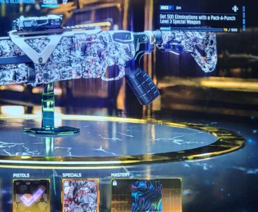 Is the blackcell special weapon camo bugged?