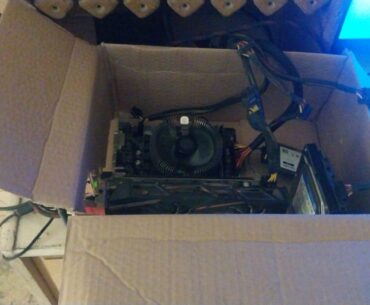 My cardboard setup that took me 2 years to build..