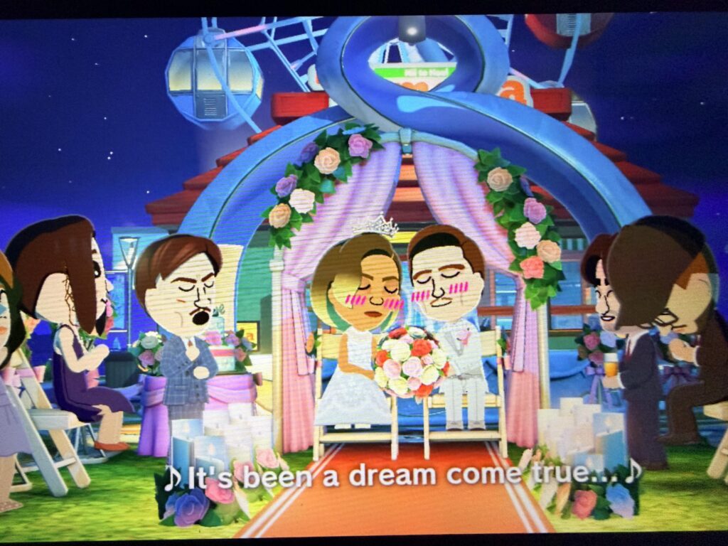 Maya and Dempsey got married on my island