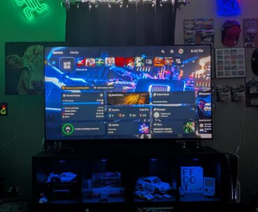 My gaming space is coming together!