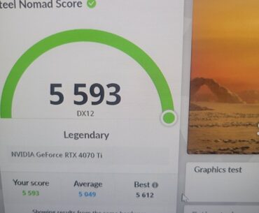 4070ti #2 in steel nomadleader board. (12700kf)