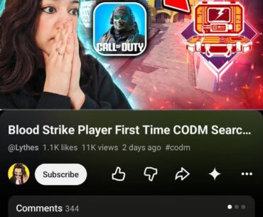 Well no offence but it is funny to see how other fps title content creators are milking views by playing cod m
