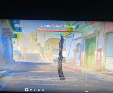 Wtt butterfly knife scorched