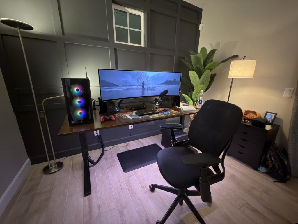 I am enjoying the new setup a lot at night